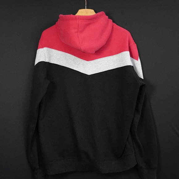 MKBHD Chevron Hoodie –  Size M, Red | Grey | Black Color-Block, Great Condition - Picture 9 of 12